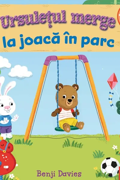 Ursuletul merge la joaca in parc