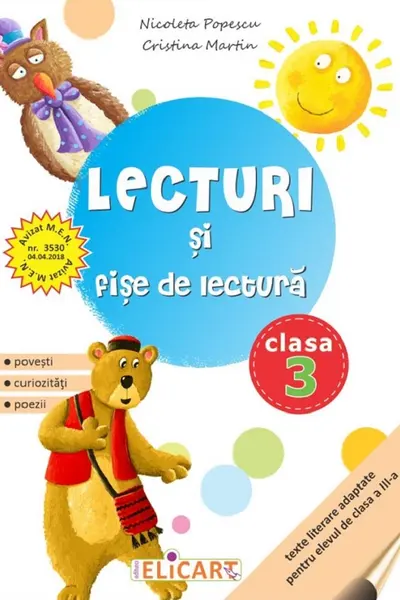 Lecturi şi fişe de lectură pentru clasa a III-a