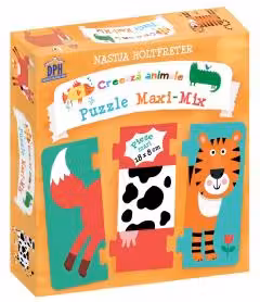 Creeaza animale - Puzzle MaxiMix