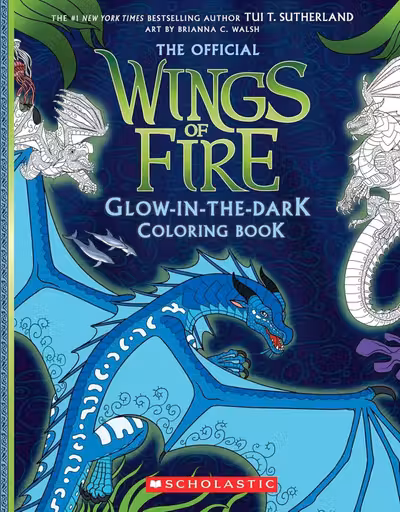 Wings of Fire Glow-in-the-Dark - Coloring Book