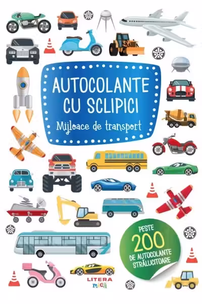 AUTOCOLANTE CU SCLIPICI. MIJLOACE DE TRANSPORT