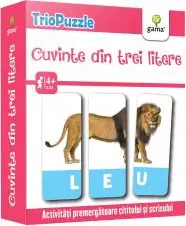 Cuvinte din trei litere. Trio puzzle