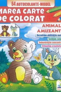 Marea cartea de colorat Animale amuzante