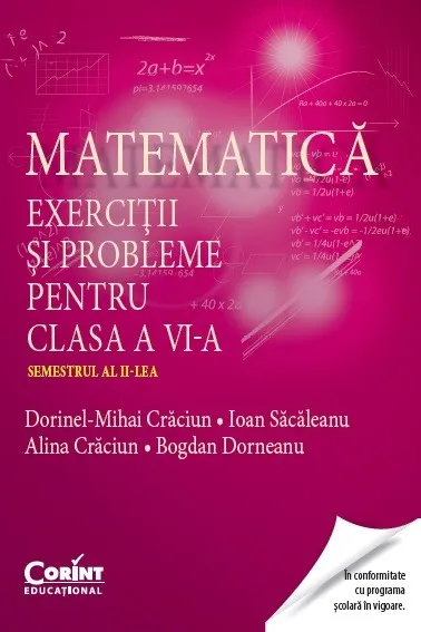 Matematică. Exerciții și probleme - Clasa 6 Sem.2