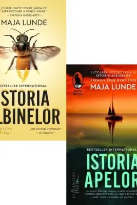 Pachet format din 2 titluri Istoria albinelor, Istoria apelor