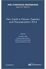 New Trends in Polymer Chemistry and Characterization - 2014: Volume 1767 - Lioudmila Fomina, Gerardo Cedillo Valverde, María del Pilar, Carreon Castro, Jose Alberto Olivares Lecona