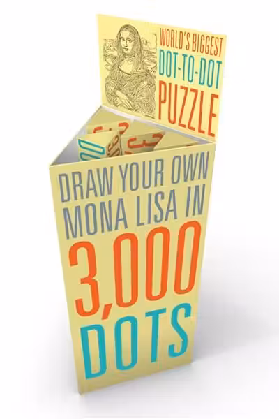 The Dot-to-Dot Mona Lisa Poster