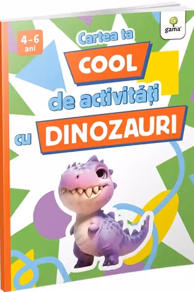 Cartea ta cool de activitati cu dinozauri