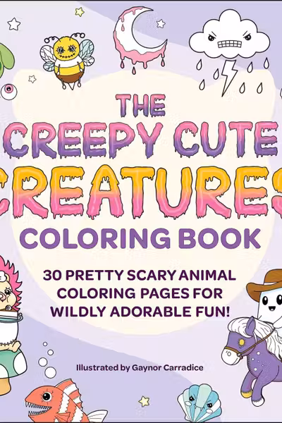 The Creepy Cute Creatures Coloring Book