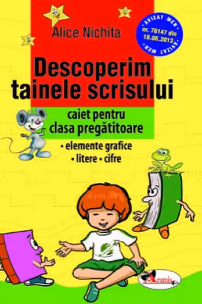 Descoperim tainele scrisului - Clasa pregătitoare - Caiet