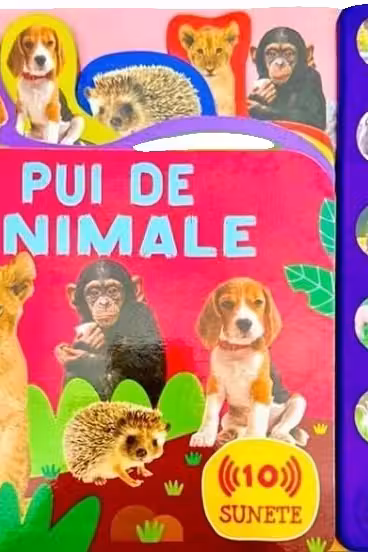 Pui de animale. Carte cu sunete