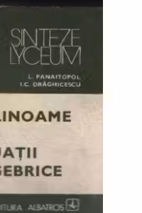 Polinoame si ecuatii algebrice