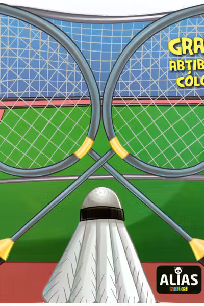 Badminton. Abțibilduri colorate