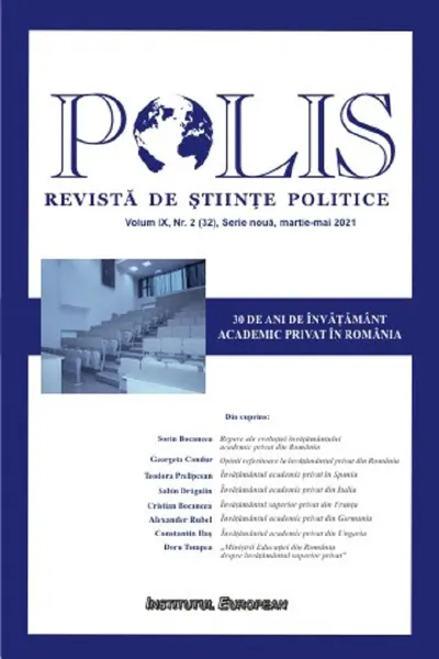 Polis Vol.9 Nr.2(32) Serie nouă martie-mai 2021. Revista de Științe politice