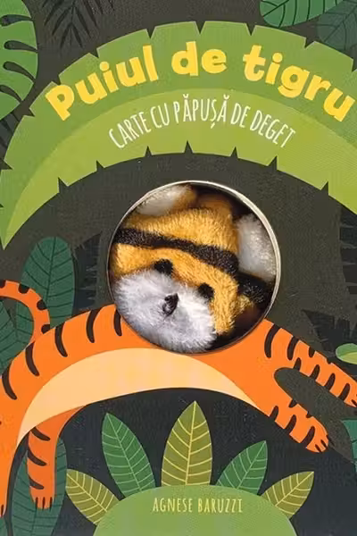 Puiul de tigru. Carte cu papusa de deget