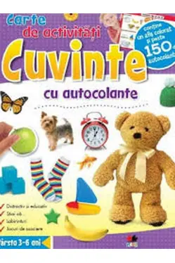 Cuvinte. Carte de activitati cu autocolante