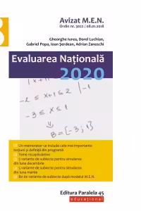 Matematica. Evaluare Nationala 2020. Clasa a VIII-a