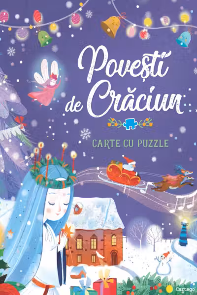 Povesti de Craciun. Carte cu puzzle