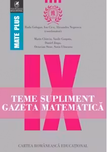 Gazeta matematică - Clasa 9 - Teme supliment