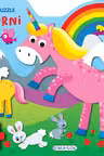 Carte cu puzzle - Unicorni