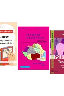 Pachet Bacalaureat Limba si literatura romana Subiectul 1 si 2, Istoria romanilor si Psihologie - Oana Valeria Chelaru, Gheorghe Dondorici, Diana Ioanes