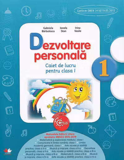 Dezvoltare personala. Caiet de lucru pentru clasa I