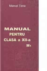 Manual de matematica (clasa a XII-a) (M1)