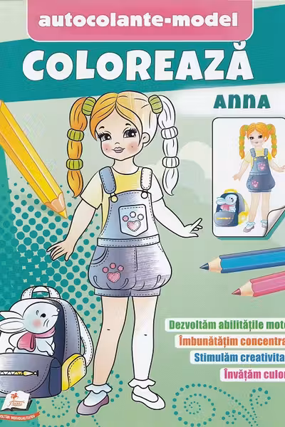 Coloreaza+autocolante Anna