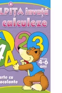 Vulpita invata sa calculeze - carte cu autocolante