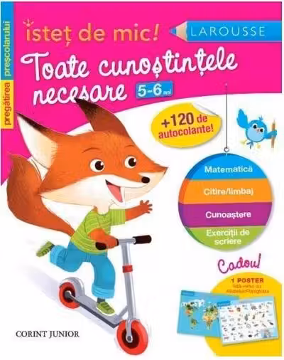 Istet de mic! Pregatirea prescolarului. Toate cunostintele necesare (5-6 ani)