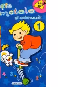 Uneste punctele si coloreaza! 1 (3-5 ani)
