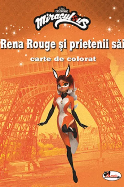 Rena Rouge și prietenii săi. Carte de colorat