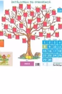 Planșă. Întâlnirea de dimineață. Calendarul naturii