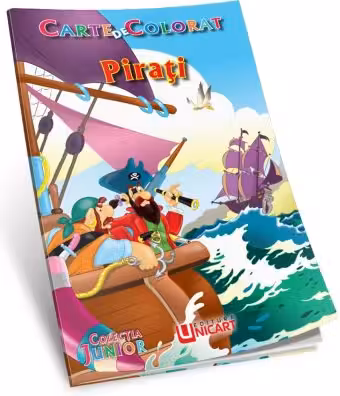Piratii. Carte de colorat