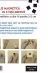 Pastile folie magnetica, cu o fata adeziva