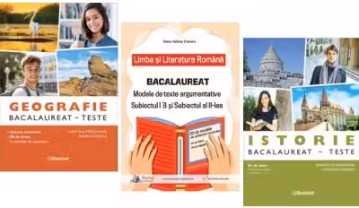 Pachet Bacalaureat Limba si literatura romana Subiectul 1 si 2, Geografie si Istorie - Oana Valeria Chelaru, Adrian Ilie Aichimoaie, Cristina Moldovan