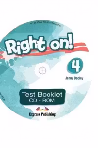 Curs de limba engleza Right on 4. Test booklet CD-ROM