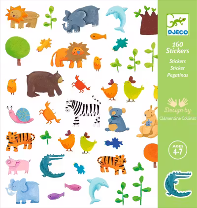 Set 160 abtibilduri - Animale