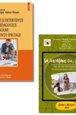 Pachet: Terapii si interventii psihopedagogice la persoane cu cerinte speciale si Sa invatam… cu placere. Fise de exercitii logopedice - Alois Ghergut, Ecaterina Vrasmas