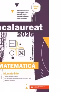 BAC 2025. MATEMATICA. MATE-INFO