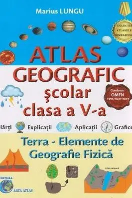 Atlas geografic scolar - Clasa a 5-a