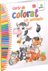 Carte de colorat cu animale