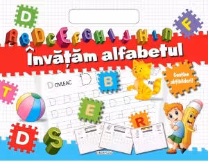 Bloc cu abtibilduri - Invatam alfabetul