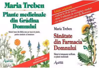 Pachet 2 carti: Plante medicinale din gradina Domnului si Sanatate din farmacia Domnului