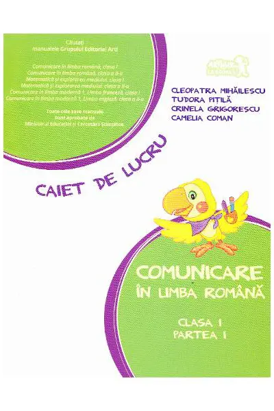 Comunicare in limba romana cls 1 partea 1 caiet de lucru