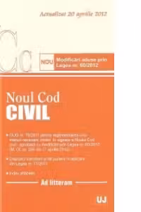 Noul Cod Civil - Ad litteram, Actualizat 20 Aprilie 2012