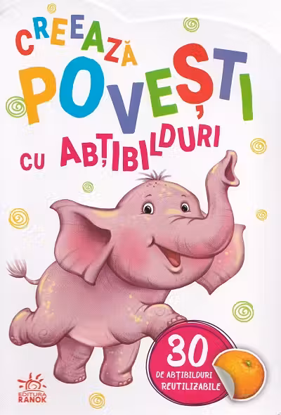 Creeaza povesti cu abtibilduri: Elefantul