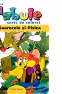 Soarecele si pisica - Carte de colorat (colectia Fabule)