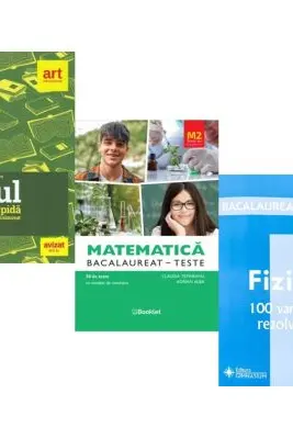 Pachet Bacalaureat 2026. Eseul. Varianta rapida de pregatire, Matematica M2 Profil Stiinte ale naturii. Teste si Fizica 100 variante rezolvate - Liliana Paicu, Claudia Temneanu, Doru Badiu