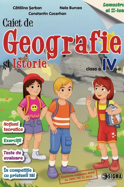 Geografie și istorie - Clasa 4 Sem.2 - Caiet